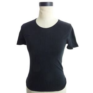 Everlane Short Sleeve Crew S Black Shirt Top
